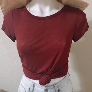 red basic top